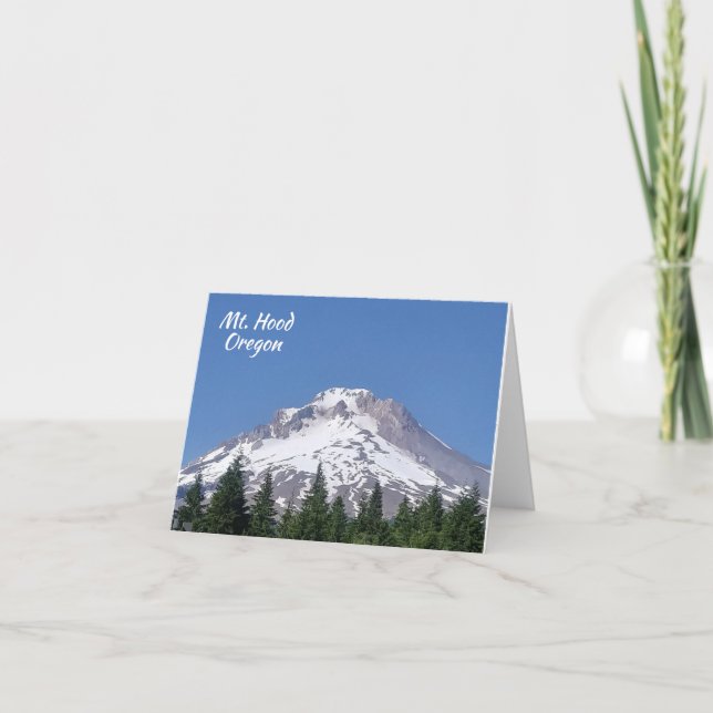 Carte Mt. Hood Oregon Ski Bowl (Devant)