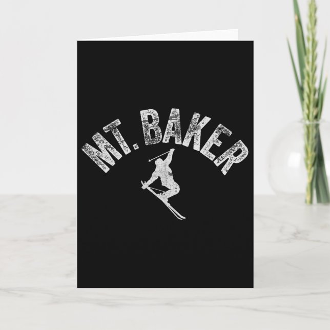 Carte Mt Ker Ski Mont Ker Washington Ski Cool Hiver (Devant)