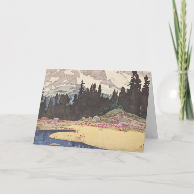 Carte Mt. Rainier (Reniya-Yama) De La Série Américaine (Devant)