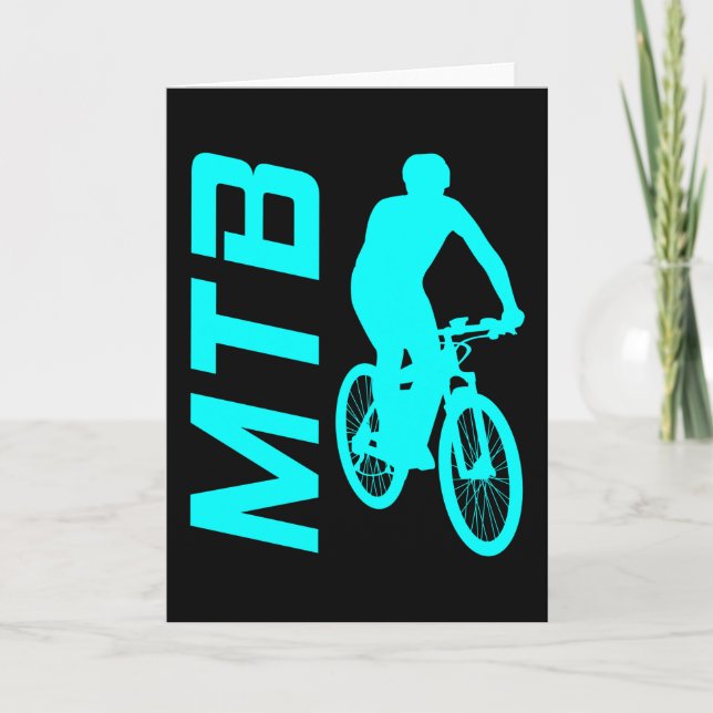 Carte MTB Bike Mountain Biker Venin (Devant)