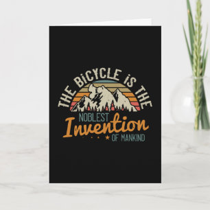 Carte MTB - Le Vélo Est La Plus Noble Invention