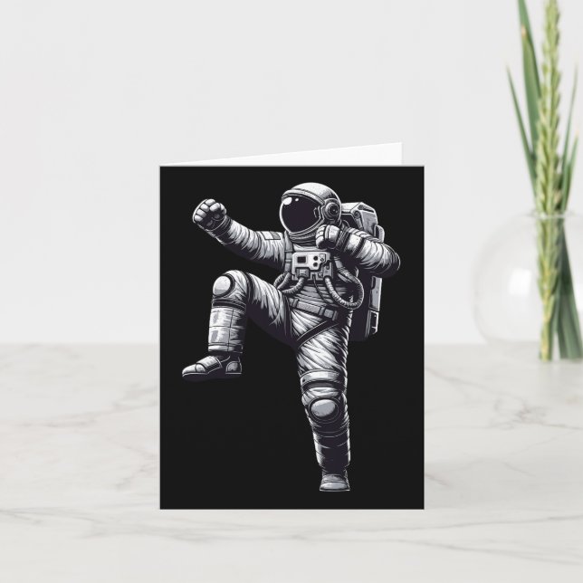Carte Muay Astronaut Thaï Kickboxing (Devant)