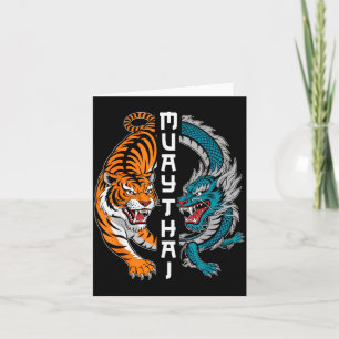 Carte Muay Thai Boxe Thaïlande Fan de Muay Thai Hommes F