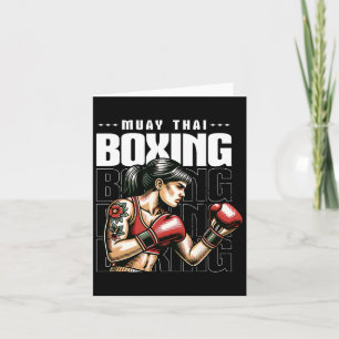 Carte Muay Thai Female Fighale Mixed martial art Arts ma