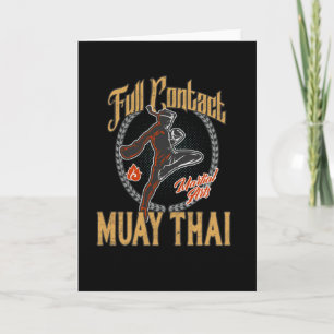 Carte Muay Thai Full Contact Martial Arts