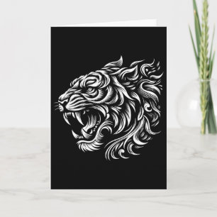 Carte Muay Thai Mma Combat Tatouage Tigre Art Des 8 Memb