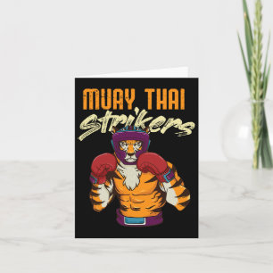 Carte Muay Thai Tiger Thai Boxing Thaïlande Kickboxing 1