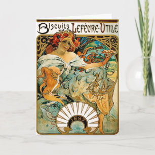 Carte : Mucha - biscuits Lefevre Utile