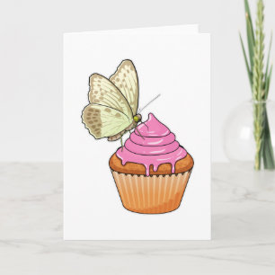 Carte Muffin papillon