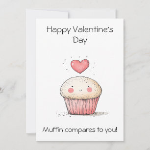 Carte Muffin se compare à toi ! – Adorable Saint-Valenti