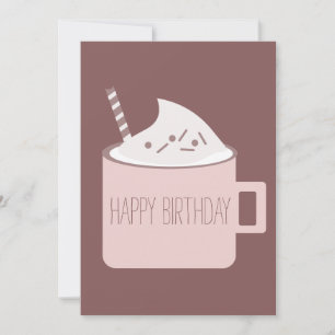 Carte Mug Campfire Chocolat Chaud Anniversaire Ami