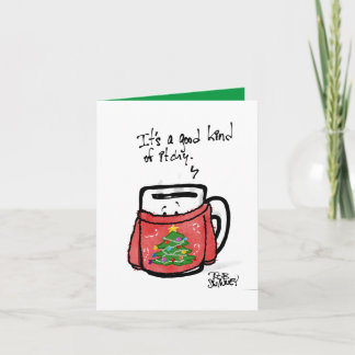 Carte Mug de café HTC dans un pull de Noël