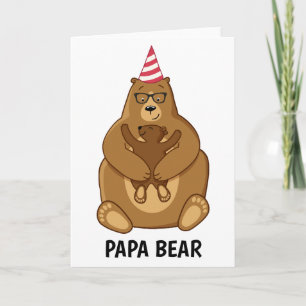 Carte Mug spécial cadeau de la fête des pères Ourson Pap
