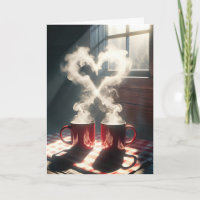 Mugs Rouges Anniversaires Au Coeur Vapeur