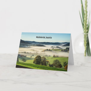 Carte Muhlviertel, Autriche