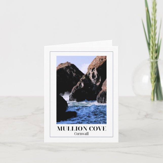 Carte Mullion Cove, Cornouailles (Devant)