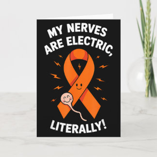 Carte Multiple Sclerosis Awareness 2025 -orange Ribbon_ 