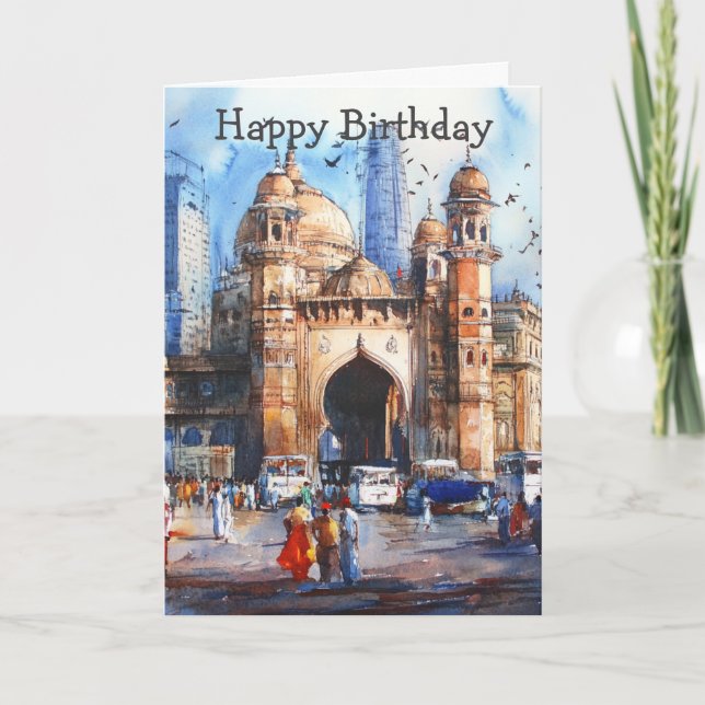 Carte Mumbai in India (Devant)