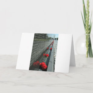 Carte Mur de mémorial de vétérans du Vietnam