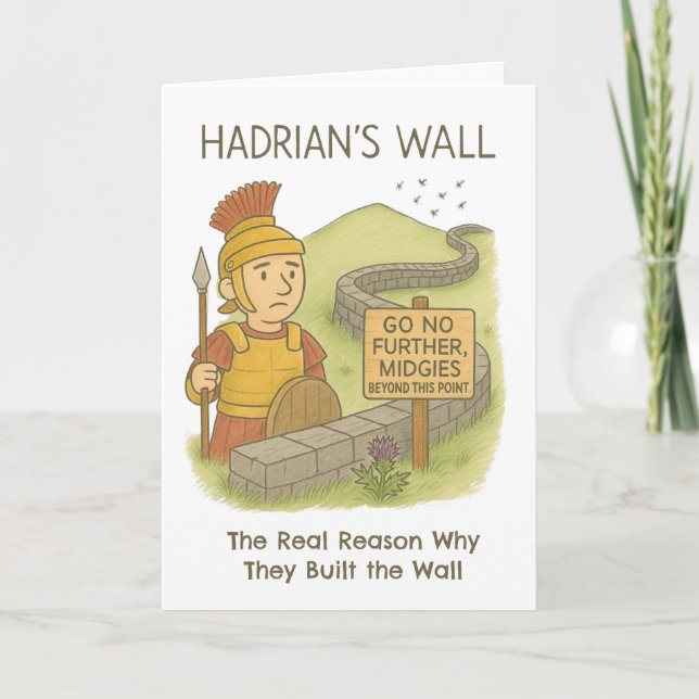 Carte Mur d'humour écossais moyen (Devant)