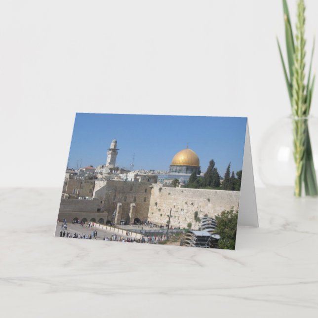 Carte Mur occidental (Devant)