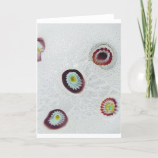 Carte Murano Millefiori Étude détaillée