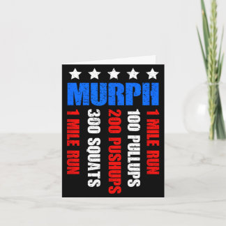 Carte Murph 2021 memorial day workout patriotic wod Murp