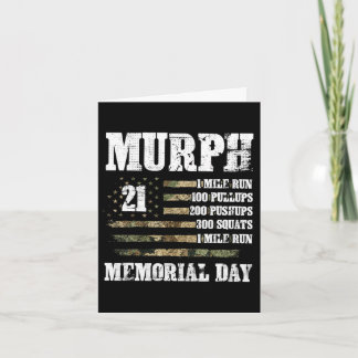 Carte Murph 2023 memorial day workout patriotic hero wod
