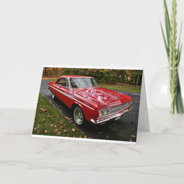 Carte Muscle Car Merchandises (Devant)