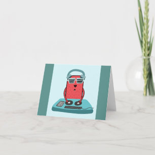 Carte Music DJ Mixer School Band Cool Musician Art