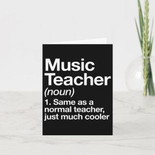 Carte Music Enseignant Définition Fun Ck To School First