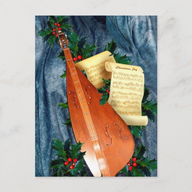 Carte musicale de Noël (Devant)