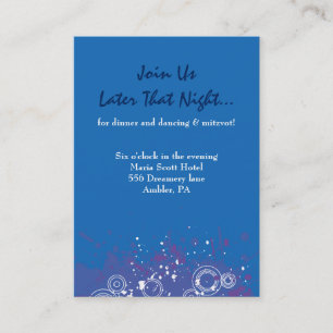 Carte musicale de partie de bat mitzvah de barre