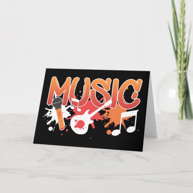 Carte Musique Art Musique Instruments (Devant)