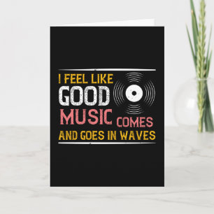 Carte Musique Bonne Musique Vient Et Vont En Vagues