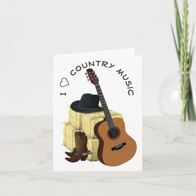 Carte Musique country (Devant)