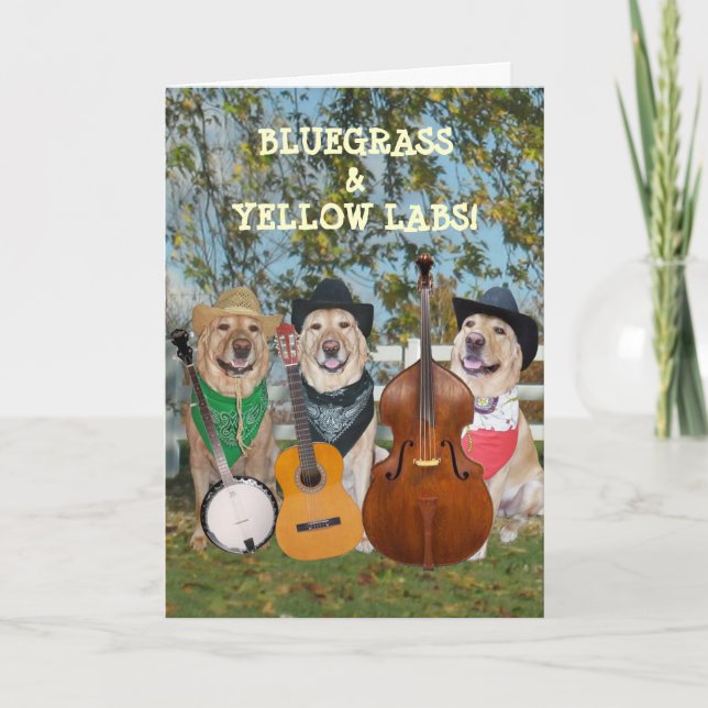 Carte Musique country et anniversaire personnalisable de (Devant)