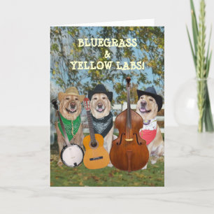 Carte Musique country et anniversaire personnalisable de