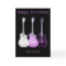 Musique de guitare Pop Art Violet Ajouter le nom O