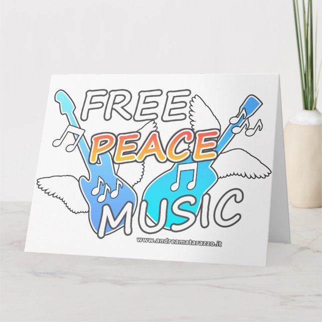 Carte Musique de la Paix Libre (Devant)