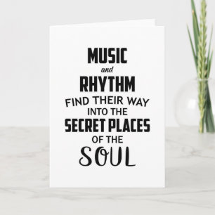 Carte Musique DJ Danse Art Hip hop Guitare Rock Drôle ca