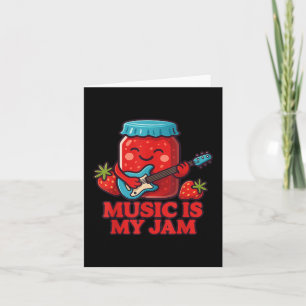 Carte Musique Est Ma Jam Cute Retro Musique Enseignant A