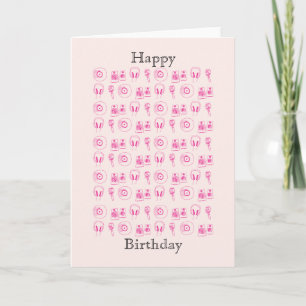 Carte Musique Happy Birthday Card