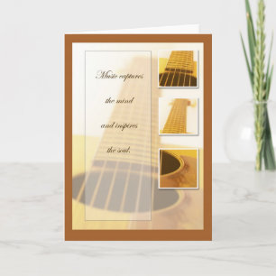 Carte Musique Inspiration Guitare