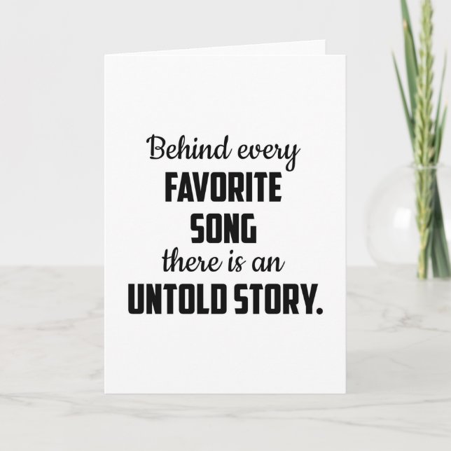 Carte Musique Instrument Musicien Musical Son Jazz Cadea (Devant)