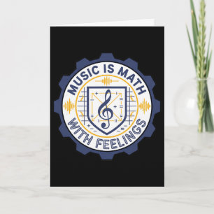 Carte Musique Math Avec Professeur Bynd Sentiments