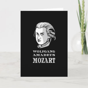 Carte Musique - Wolfgang Amadeus Mozart Portrait