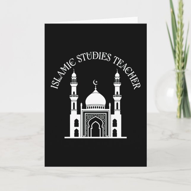 Carte Muslim Studies Teacher Islamic Education Classroom (Devant)