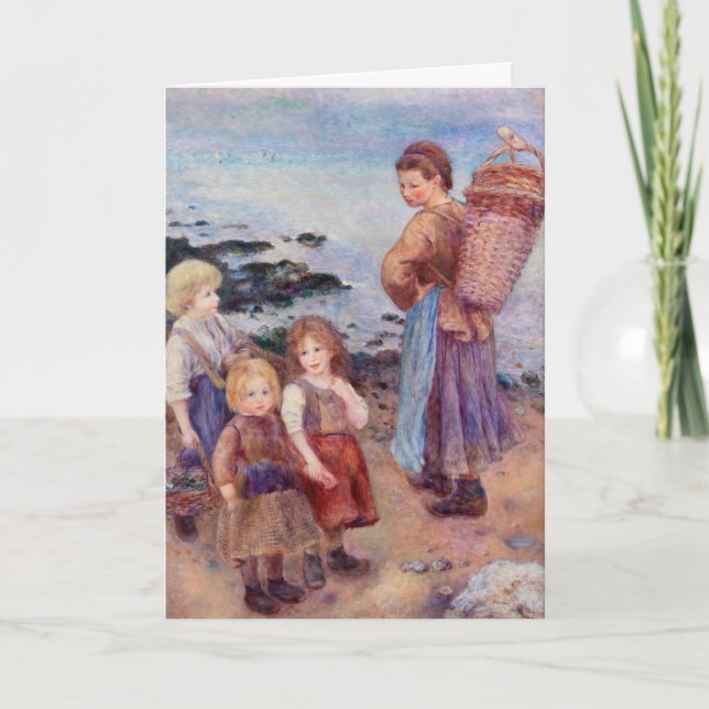 Carte Mussel-Fishers par Renoir Impressionniste Peinture (Devant)
