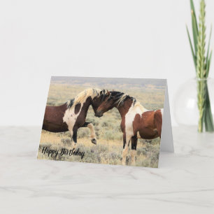 Carte Mustangs sauvages de l'Anniversaire occidental